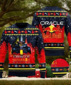 Red Bull Racing Fans 3D Ugly Christmas Sweater Christmas Gift Men And Women 2023 Sweater