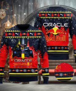 Red Bull Racing Fans 3D Ugly Christmas Sweater Christmas Gift Men And Women 2023 Sweater