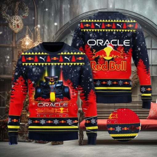 Red Bull Racing Fans 3D Ugly Christmas Sweater Christmas Gift Men And Women 2023 Sweater
