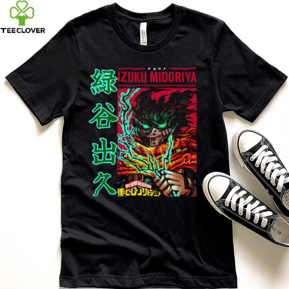 Red Esign My Hero Academia Izuku Midoriya Unisex T Shirt Red Esign My Hero Academia Izuku Midoriya Unisex T Shirt
