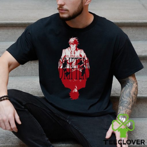 Red Graphic Drifters Design Anime Unisex T Shirt