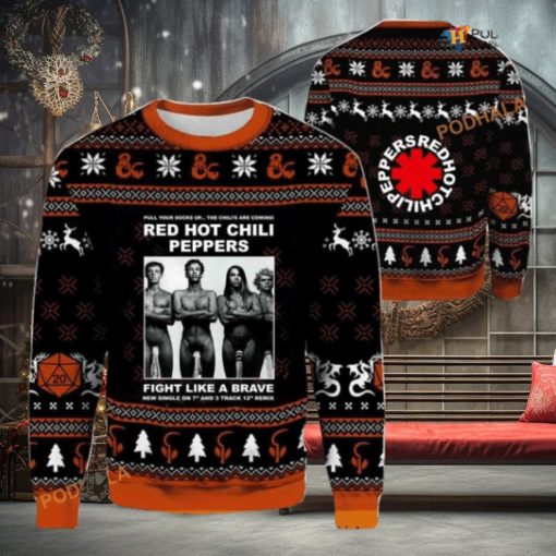 Red Hot Chili Peppers 2023 3D Sweater, Friends Christmas Sweater