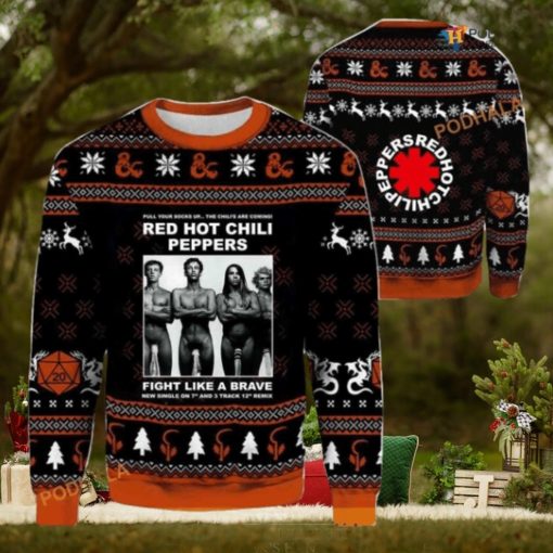 Red Hot Chili Peppers 2023 3D Sweater, Friends Christmas Sweater