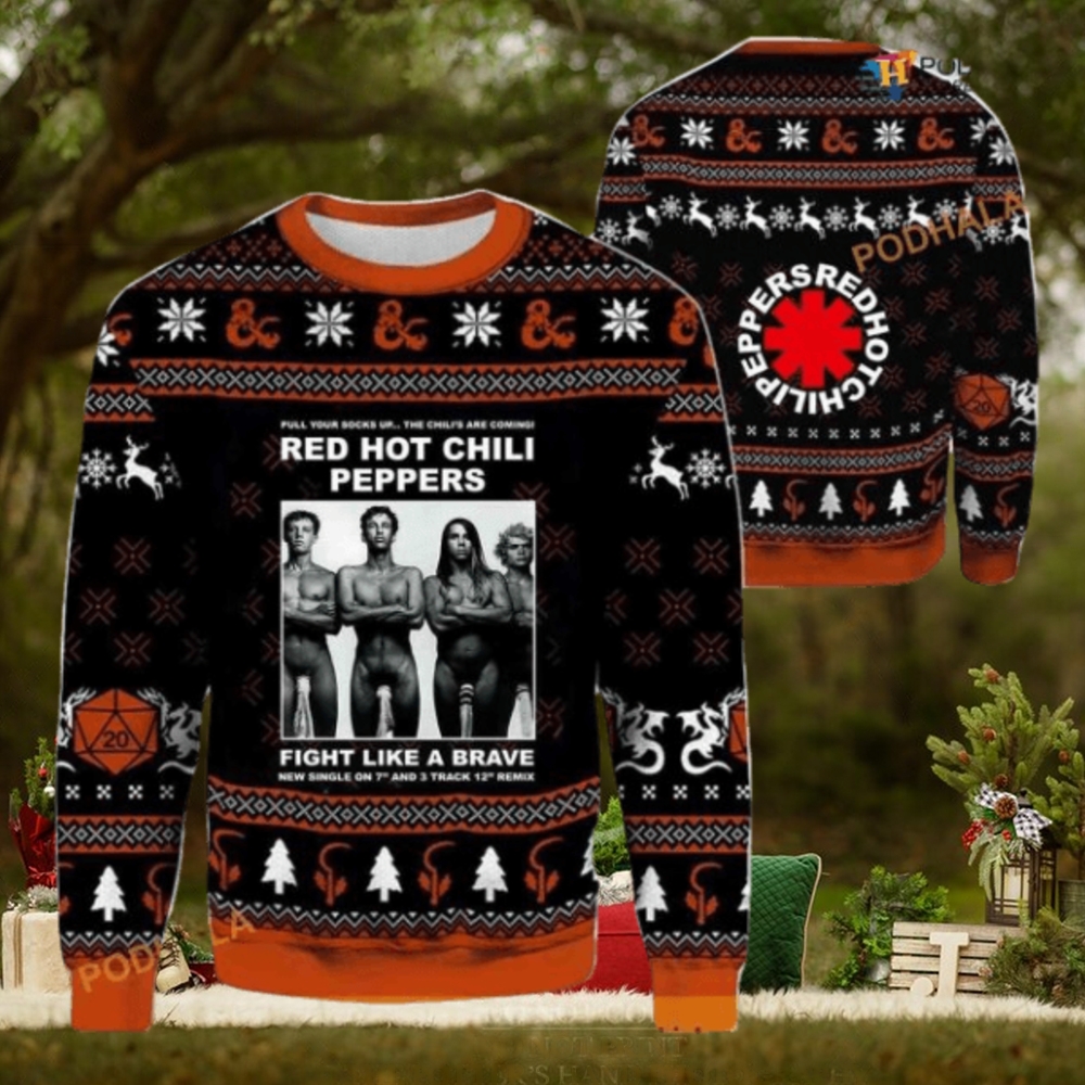Red Hot Chili Peppers 2023 3D Sweater, Friends Christmas Sweater Red Hot Chili Peppers 2023 3D Sweater, Friends Christmas Sweater