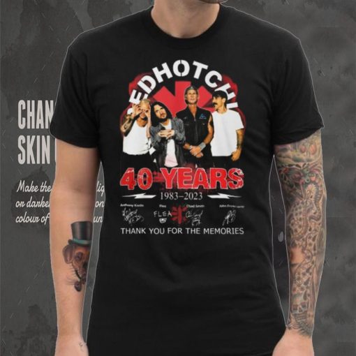 Red Hot Chili Peppers 40 Years Of 1983 2023 T Shirt