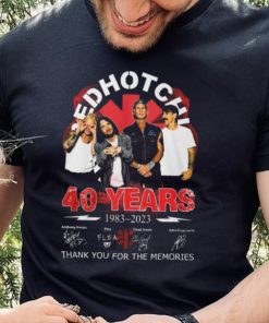Red Hot Chili Peppers 40 Years Of 1983 2023 T Shirt