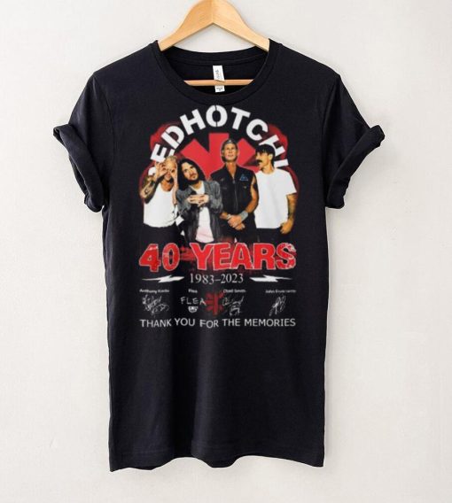 Red Hot Chili Peppers 40 Years Of 1983 2023 T Shirt