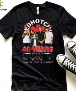 Red Hot Chili Peppers 40 Years Of 1983 2023 T Shirt