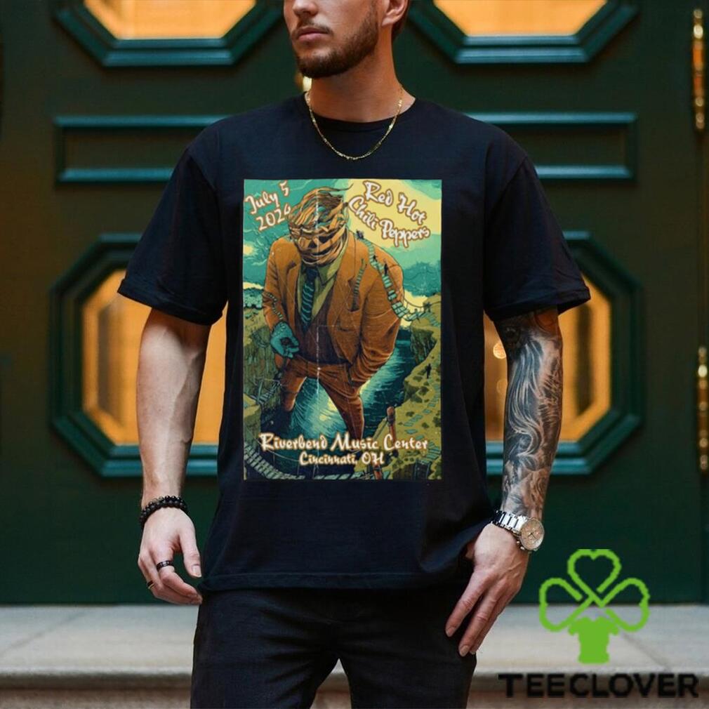 Red Hot Chili Peppers Cincinnati, OH July 5 2024 Event Poster Shirt Red Hot Chili Peppers Cincinnati, OH July 5 2024 Event Poster Shirt