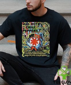 Red Hot Chili Peppers Concert Poster For Tonight Show In Wheatland CA At Toyota Amphitheatre On Sunday June 2nd 2024 T Shirt