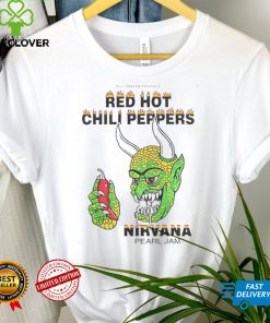 Red Hot Chili Peppers Nirvana Pearl Jam shirt tee