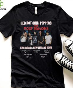 Red Hot Chili Peppers With Post Malone Australia & New Zealand Tour T Shirt 1 Red Hot Chili Peppers With Post Malone Australia & New Zealand Tour T Shirt