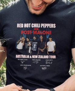 Red Hot Chili Peppers With Post Malone Australia & New Zealand Tour T Shirt 2 Red Hot Chili Peppers With Post Malone Australia & New Zealand Tour T Shirt