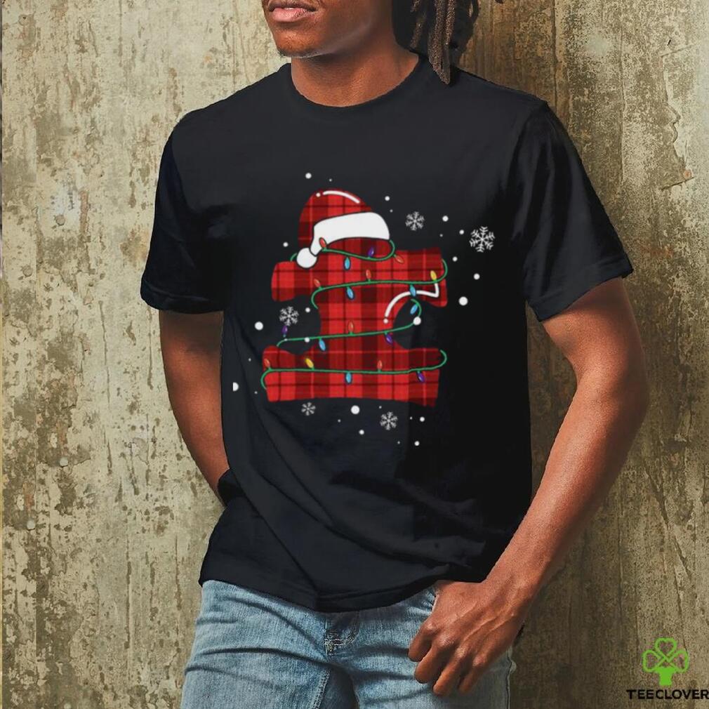 Red Plaid Autism Awareness Shirt Red Plaid Autism Awareness Shirt