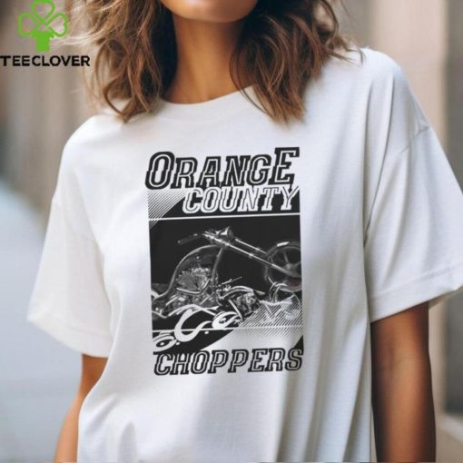 Red Shirt Orange County Choppers Distorted Chopper Shirt