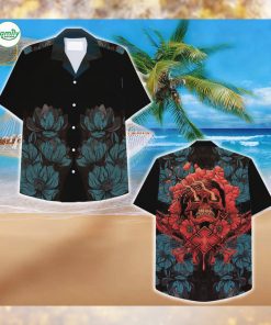 Red Skulls Hawaiian Shirt