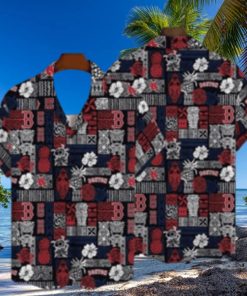 Red Sox Tiki Luau Party Hawaiian Shirt