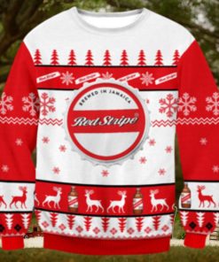 Red Stripe Beer Ugly Sweater