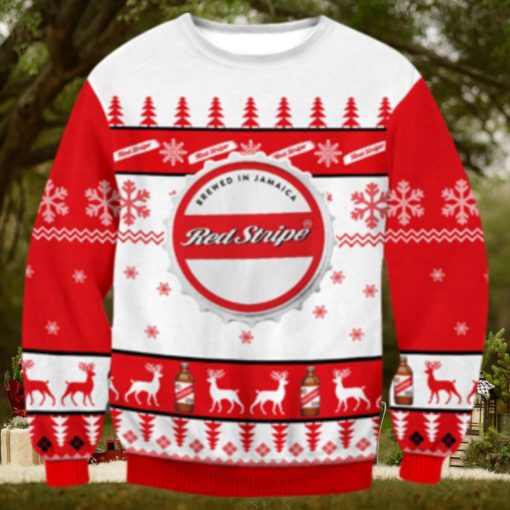 Red Stripe Beer Ugly Sweater