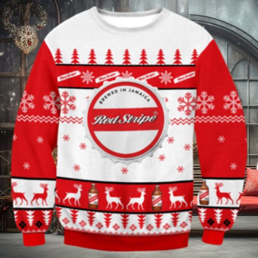 Red Stripe Beer Ugly Sweater