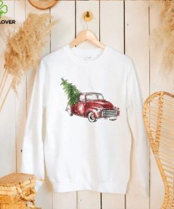 Red Truck Merry Christmas Family Shirt