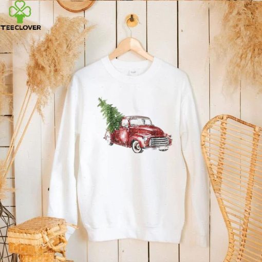 Red Truck Merry Christmas Family Shirt