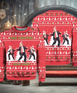 Red Trump Dancing Make Christmas Great Again Ugly Sweater