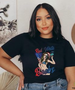 Red White And Boobs Funny 4th Of July Shirt