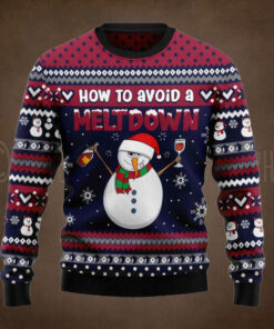Red Wine Snowman How To Avoid A Meltdown Ugly Christmas Sweater