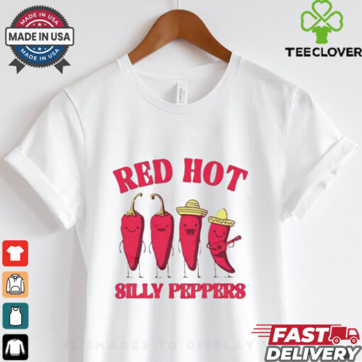 Red hot silly peppers cute t shirt