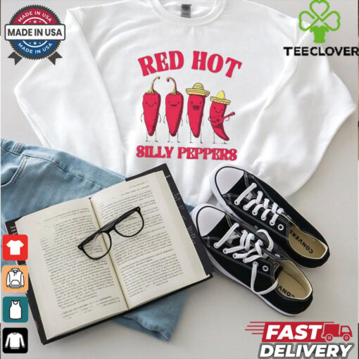 Red hot silly peppers cute t shirt