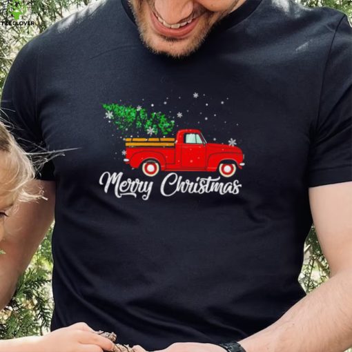 Red truck pick up Christmas tree hoodie, sweater, longsleeve, shirt v-neck, t-shirt