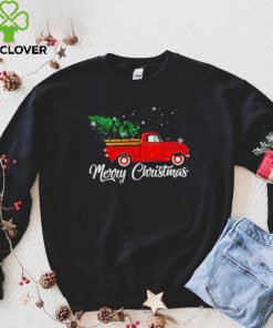 Red truck pick up Christmas tree hoodie, sweater, longsleeve, shirt v-neck, t-shirt