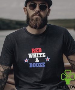 Red white and booze star shirt