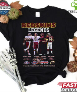 Redskins Legends Thank You For The Memories Signature 2024 Shirt