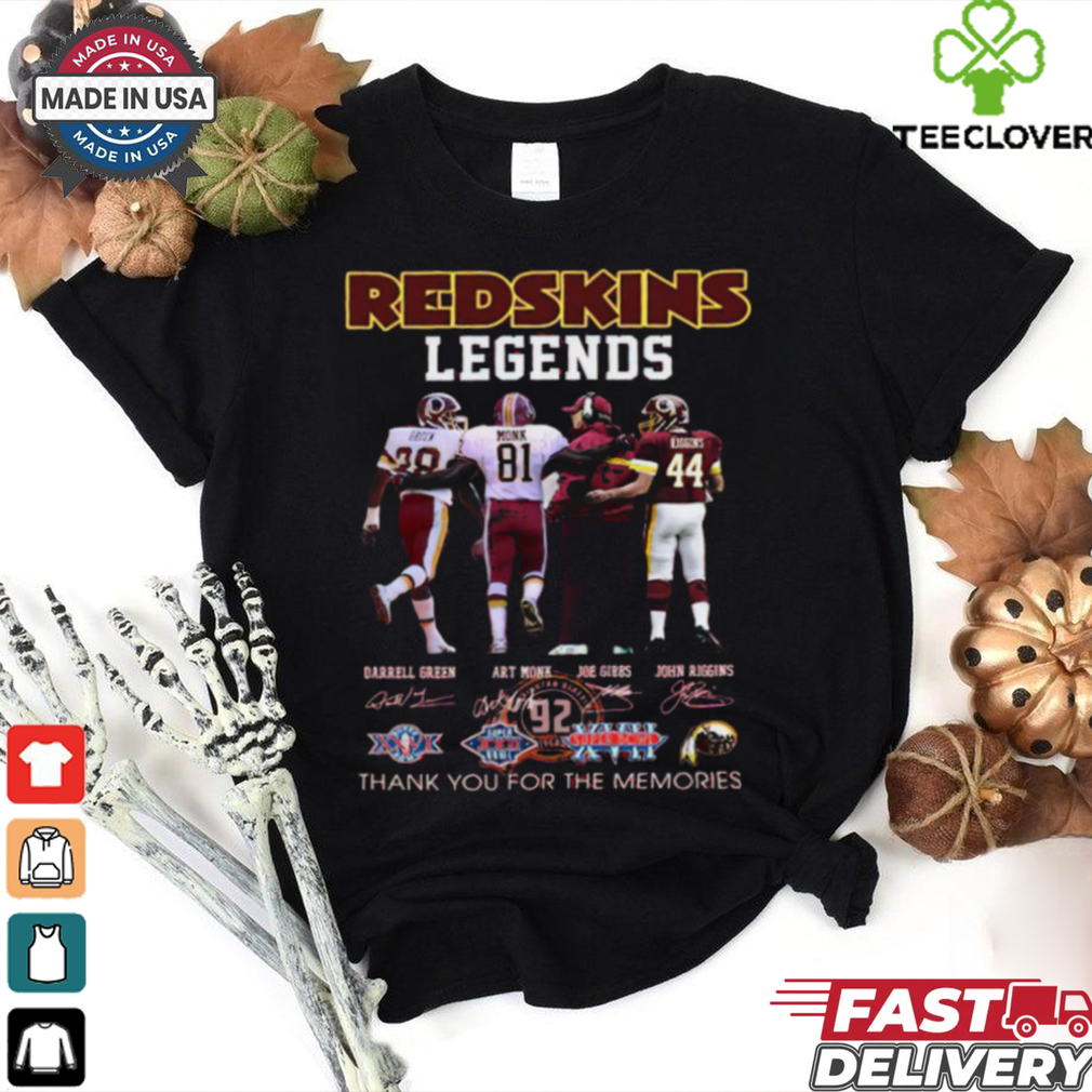 Redskins Legends Thank You For The Memories Signature 2024 Shirt Redskins Legends Thank You For The Memories Signature 2024 Shirt
