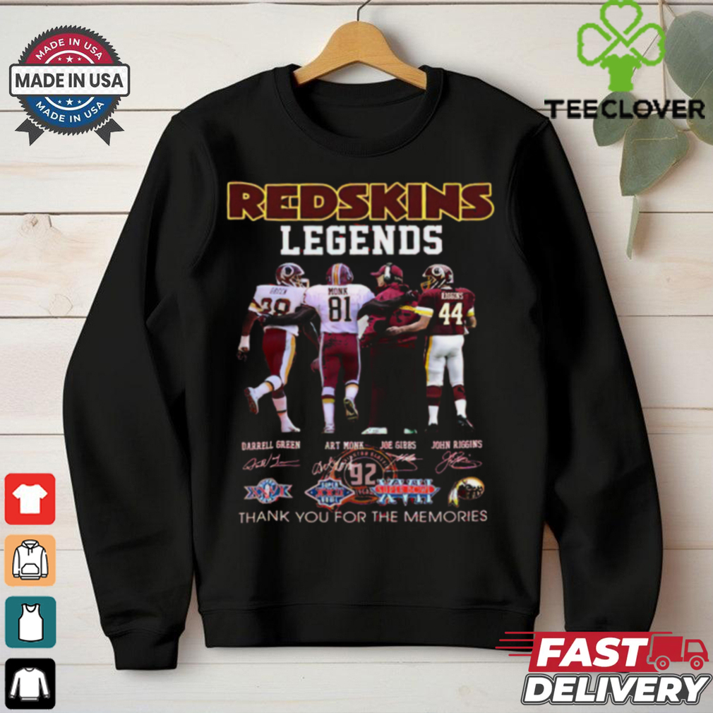 Redskins Legends Thank You For The Memories Signature 2024 Shirt Redskins Legends Thank You For The Memories Signature 2024 Shirt
