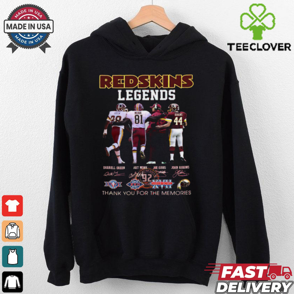 Redskins Legends Thank You For The Memories Signature 2024 Shirt Redskins Legends Thank You For The Memories Signature 2024 Shirt