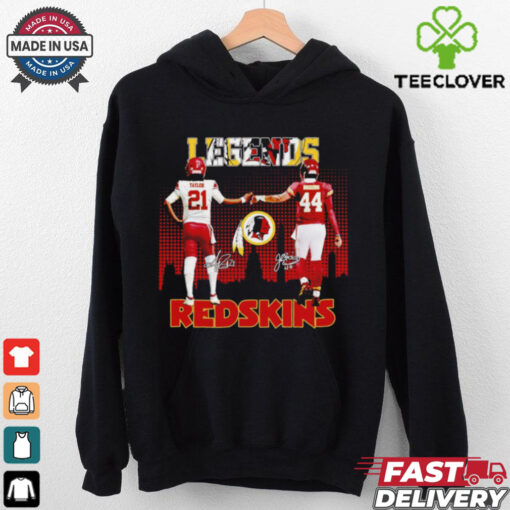 Redskins legends Taylor and Riggins signatures hoodie, sweater, longsleeve, shirt v-neck, t-shirt