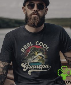 Reel Cool Grandpa Fishing Vintage Retro Father's Day Dad Men's T hoodie, sweater, longsleeve, shirt v-neck, t-shirt