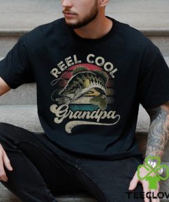 Reel Cool Grandpa Fishing Vintage Retro Father's Day Dad Men's T hoodie, sweater, longsleeve, shirt v-neck, t-shirt