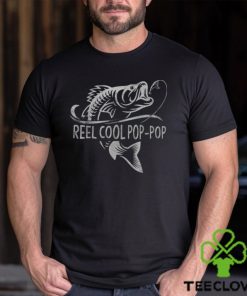 Reel Cool Pop Pop Fishing Pop Pop Father's Day Men's T shirt