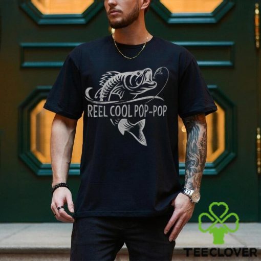 Reel Cool Pop Pop Fishing Pop Pop Father’s Day Men’s T shirt