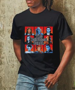 Regan MacNeil Beetlejuice Dracula Morticia Addams Samhain Bride of Frankenstein Winifred Sanderson and Michael Myers X The Brady Bunch shirt