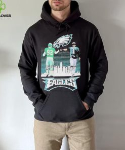 Reggie White and Jalen Hurts Philadelphia Eagles City Skyline with signatures hoodie, sweater, longsleeve, shirt v-neck, t-shirt
