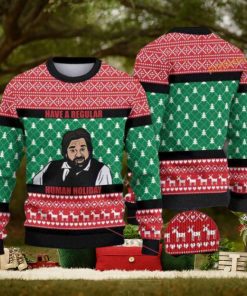 Regular Human Holiday All Over Print Cute Ugly Christmas Sweater
