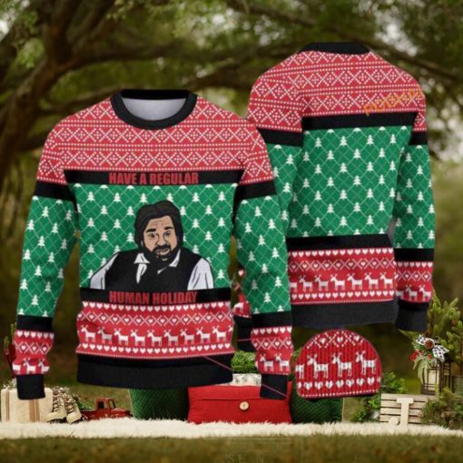 Regular Human Holiday All Over Print Cute Ugly Christmas Sweater