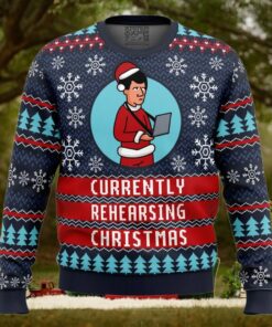 Rehearsing Christmas Pop Culture Ugly Christmas Sweater