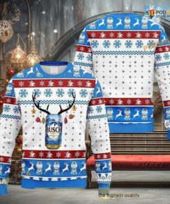 Reindeer Busch Beer Ugly Christmas 3D Sweater, Friends Christmas Sweater