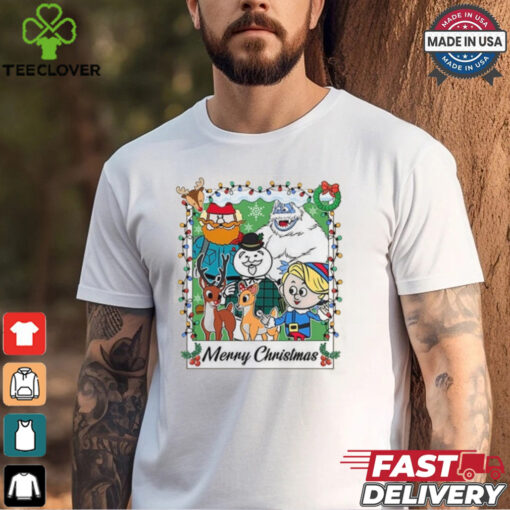Reindeer Cartoon Christmas Shirt, Vintage Reindeer Christmas Gifts Shirt